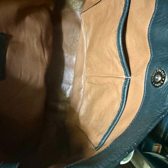 Coach NOMAD Luxury Quality Glove tanned Black Leather Hobo - Picture 8 of 15